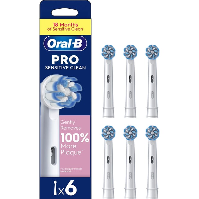 Oral B Oral-B Pro Sensitive Clean tandborsthuvuden 6 st