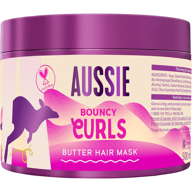 Aussie Bouncy Curls Butter Hårinpackning 500 ml