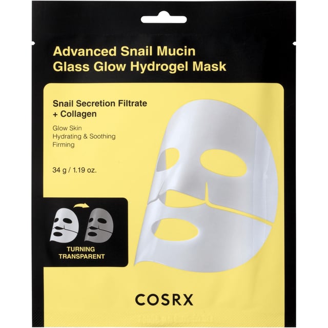 Cosrx Advanced Snail Mucin Glass Glow Hydrogel Mask