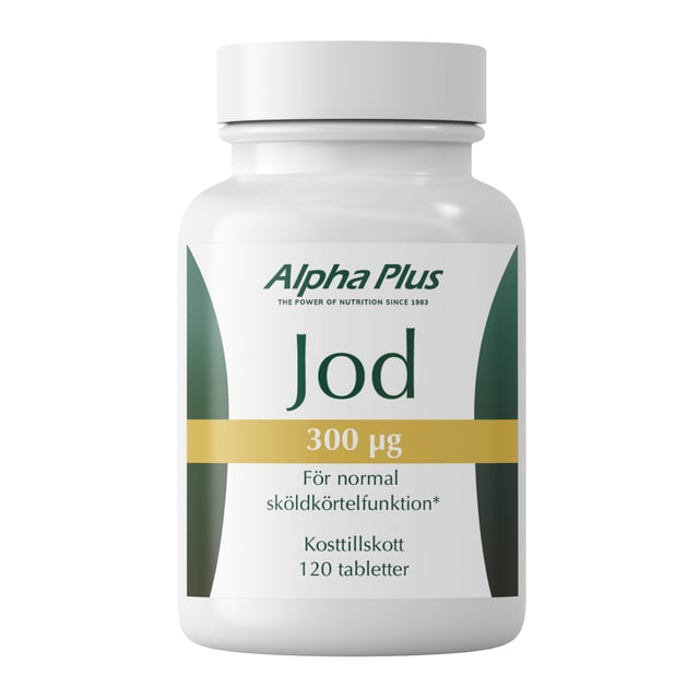 Alpha Plus Jod 300 µg 120 tabletter