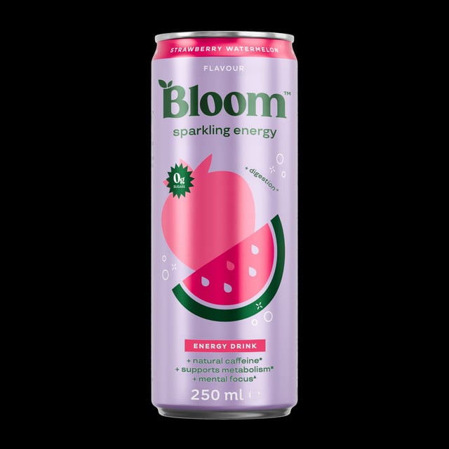 Bloom Sparkling Energy Strawberry Watermelon 250 ml