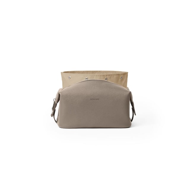 Bon Bags Staycation Cosmetic Bag Small Taupe/Beige 1st