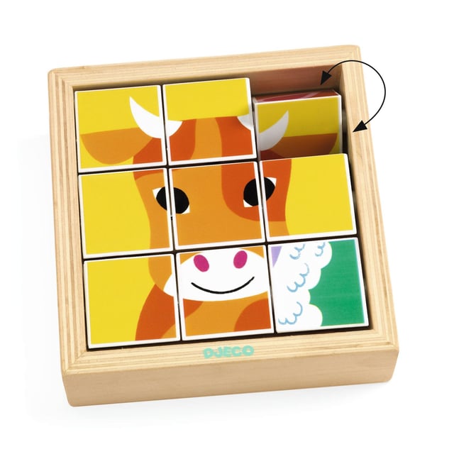 Djeco Animoroll Pussel 9 Bitars Pussel