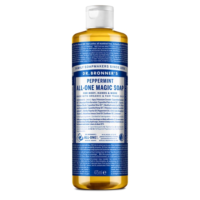 Dr. Bronner's All One Peppermint Liquid Soap 475 ml