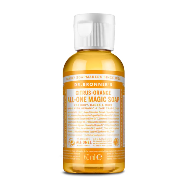 Dr Bronners All One Citrus Liquid Soap 60 ml