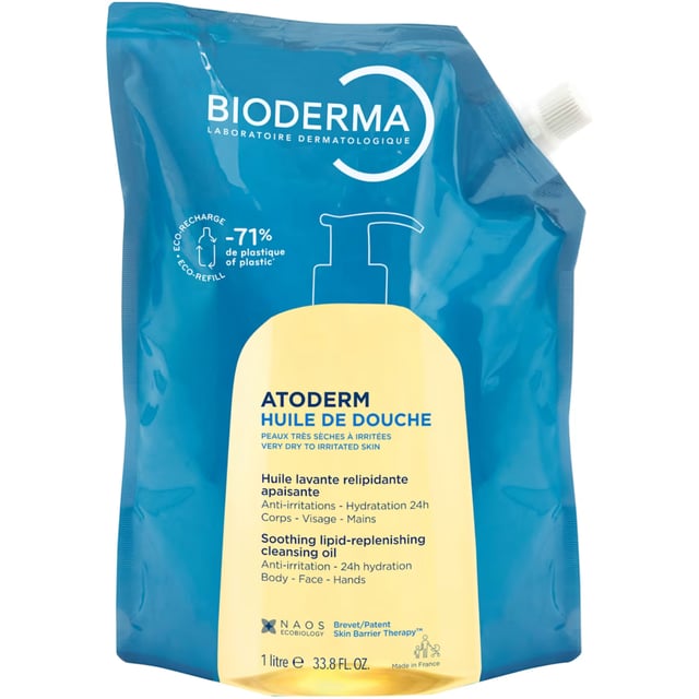 Bioderma Atoderm Huile De Douche Refill 1 liter