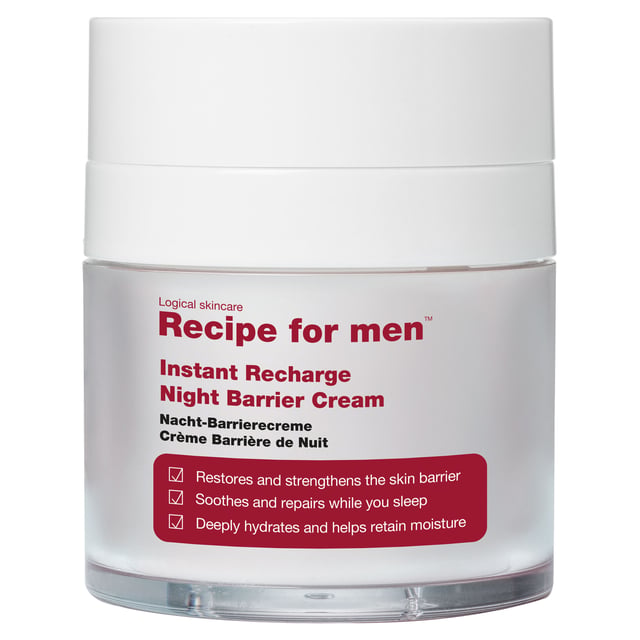 Recipe for men Instant Recharge Night Barrier Cream 50 ml