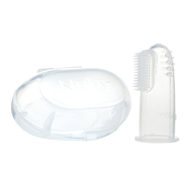 Nuby Silicone Finger Toothbrush +3m