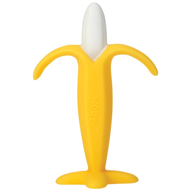 Nuby Teether Silicone Banana +3m