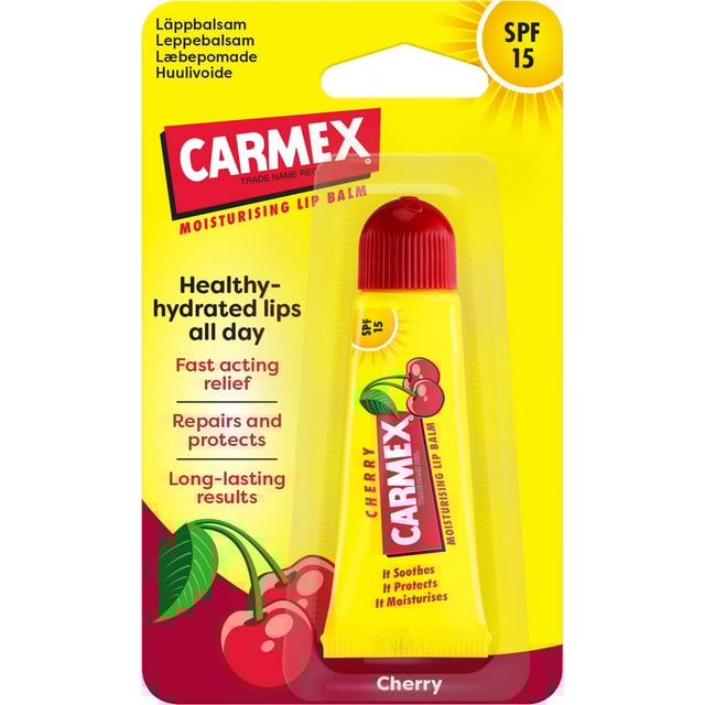 Carmex Lip Balm Cherry Tube SPF15 10 g