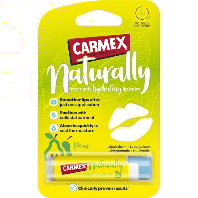 Carmex Lip Balm Naturally Pear Stick 4,3 g