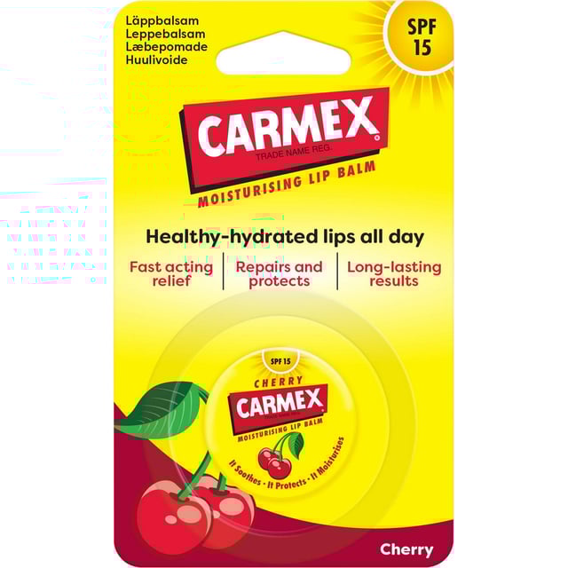 Carmex Lip Balm Cherry Jar SPF15 7,5g