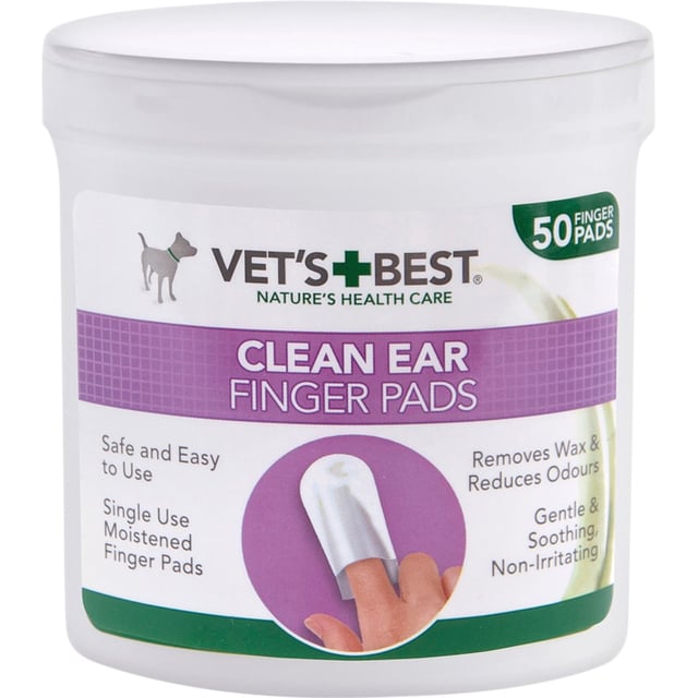 Vet´s Best Clean Fingertuta Öronvård 50 st