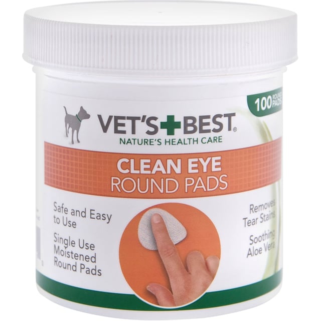 Vet´s Best Clean Eye Bomullsrondeller Ögonvård 100 st