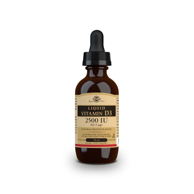Solgar Vitamin D3 flytande 2500 IU