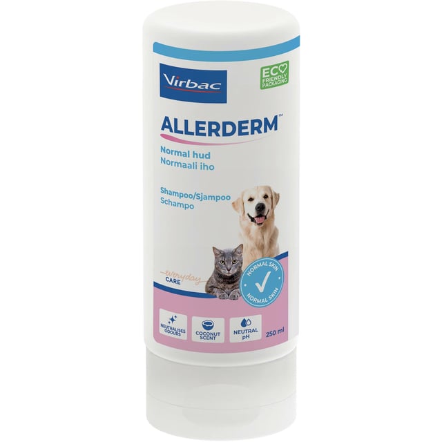 Virbac Allerderm Schampo Normal Hud 250 ml