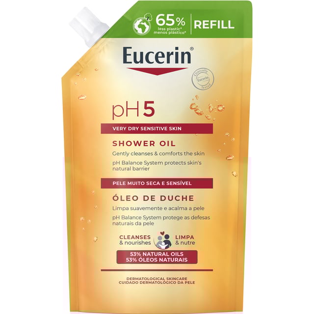 pH5 Shower Oil Refill Parfymerad 400 ml
