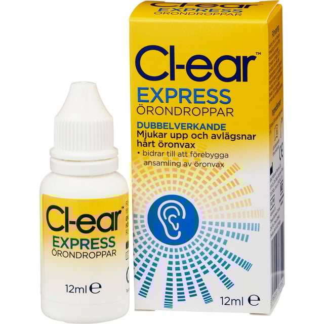 Cl-ear Express Örondroppar 12 ml