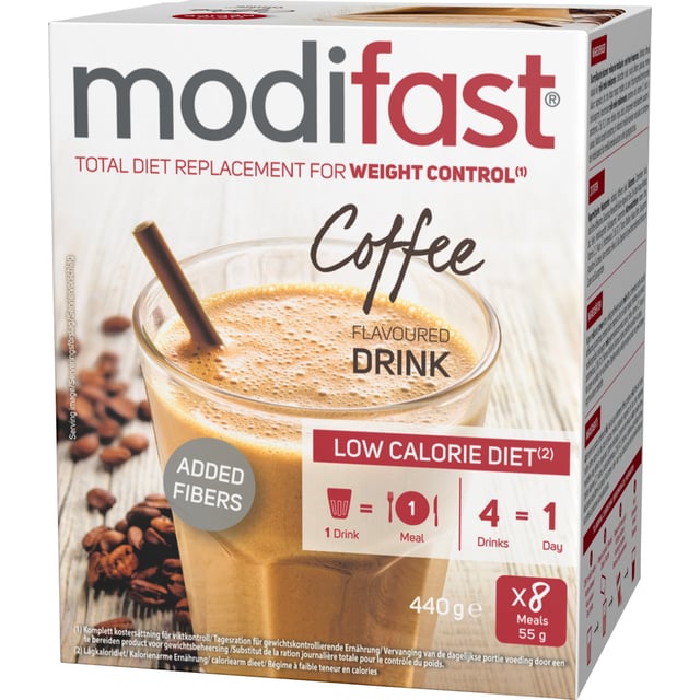 Modifast LCD Pulver Kaffe 8 st
