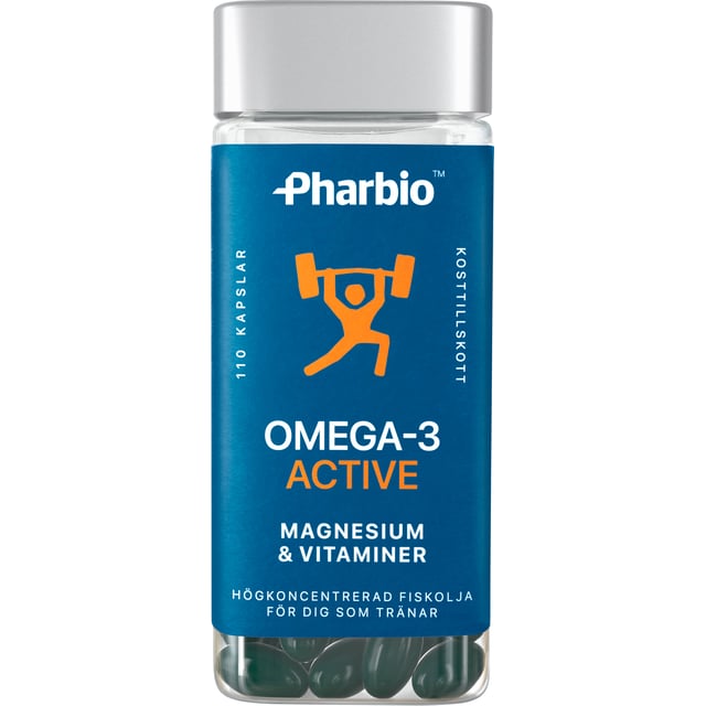 Pharbio Omega-3 Active 110 kapslar