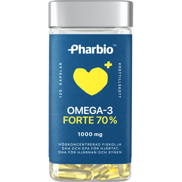 Pharbio Omega-3 Forte 120 kapslar