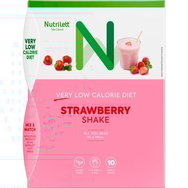 Nutrilett VLCD Strawberry Shake 10 st