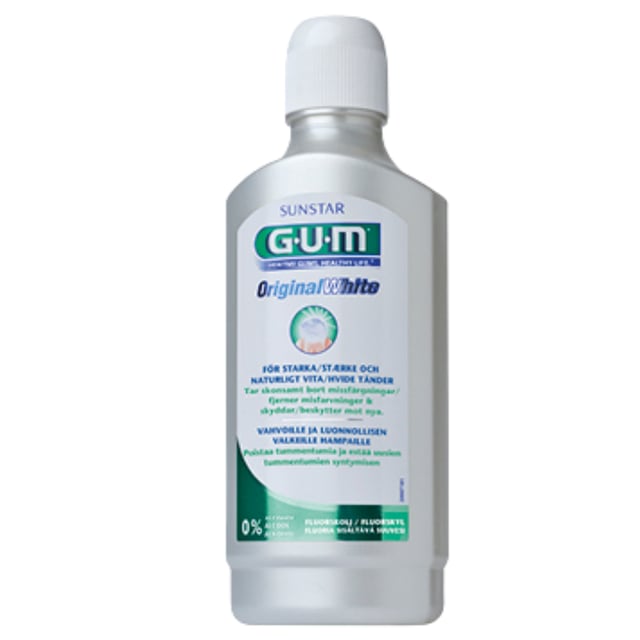 GUM Original white fluorskölj 500 ml