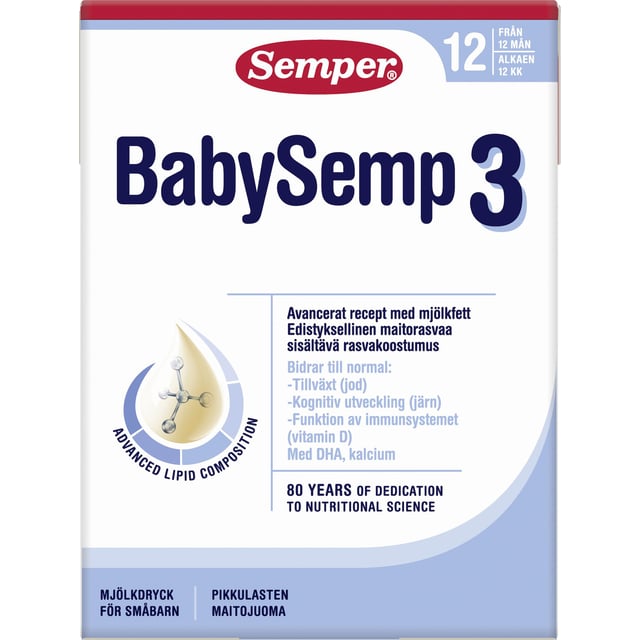 Semper BabySemp 3 Drickfärdig Mjölkdryck 200 ml
