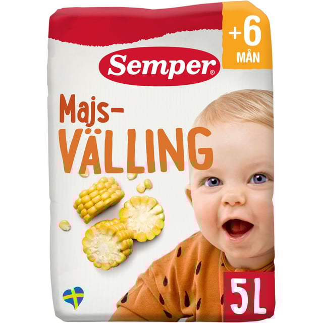 Semper Majsvälling, 6mån 725 g