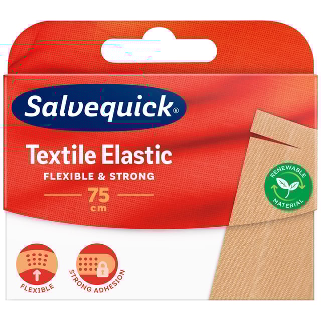 Salvequick Plåster Textil 1 x 75 cm