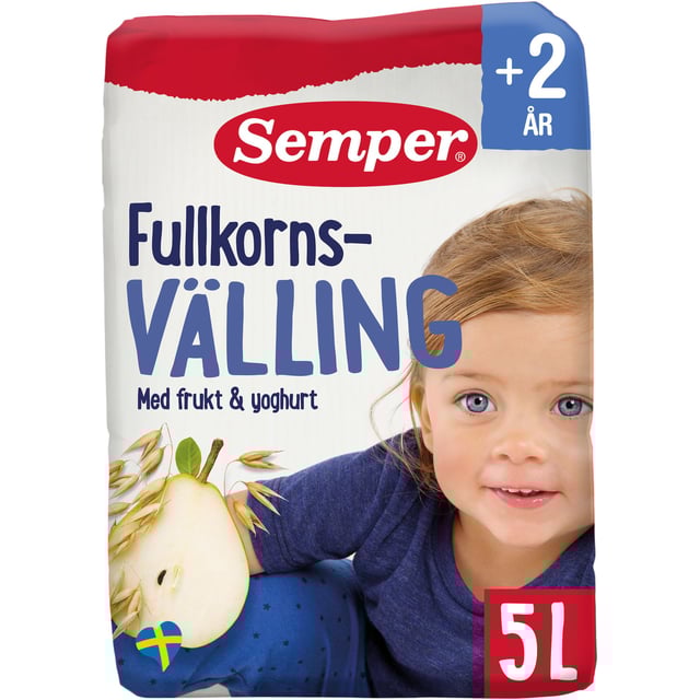 Semper Fullkornsvälling Frukt & Yoghurt 2år 5 liter 725 g