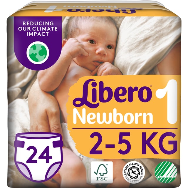 Libero Newborn 1 (2–5 kg) 24 st