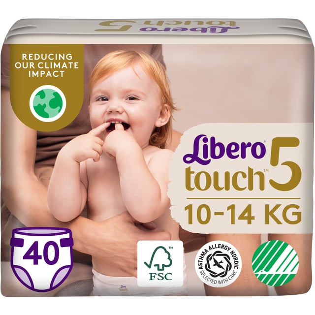 Libero Touch 5 Blöjor (10-14 kg) 40 st