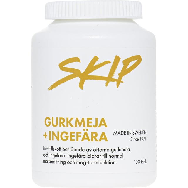 Skip Gurkmeja+Ingefära 100 tabletter
