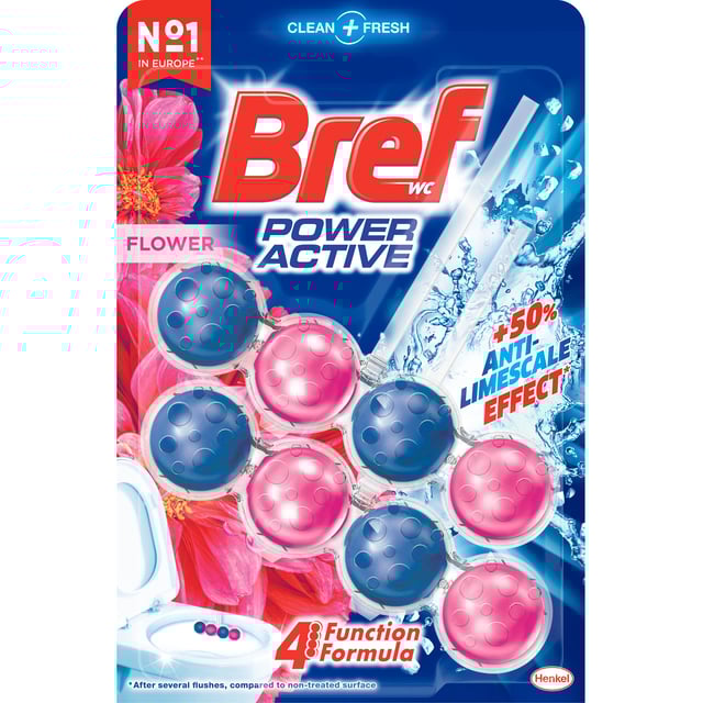Bref WC Power Active Fresh Flowers 100 g