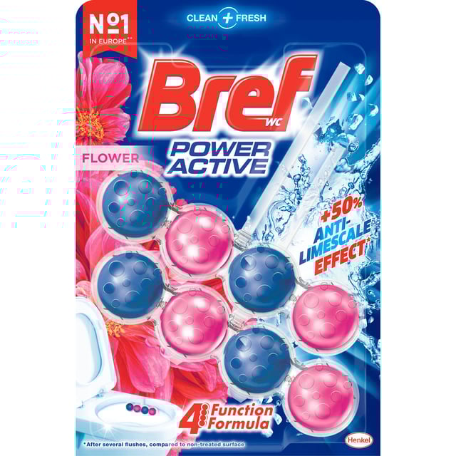 Bref WC Power Active Fresh Flowers 100 g