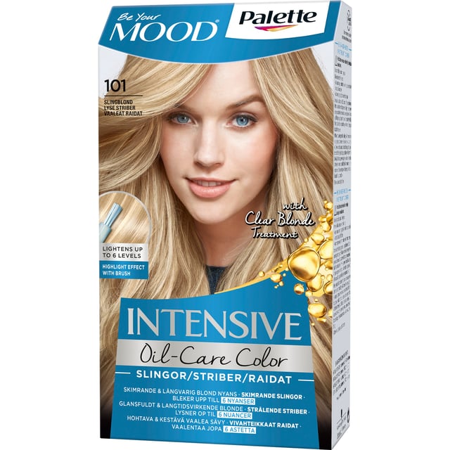 MOOD Palette Palette Intensive Creme Color Slingor 101 Slingblond 1 st