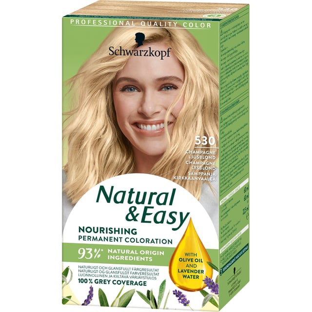 Schwarzkopf Natural & Easy 530 Champagne Ljusblond 1 st
