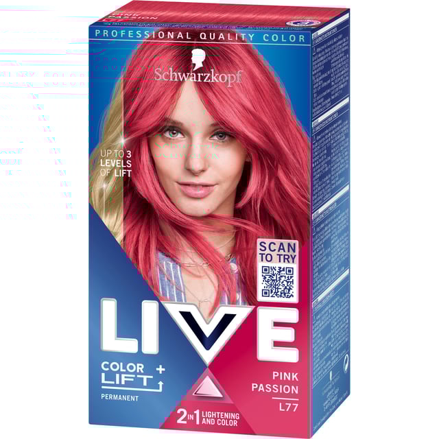 Schwarzkopf LIVE L77 Pink Passion 1 st