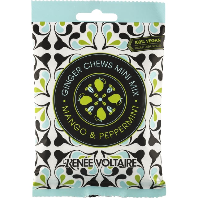 Renée Voltaire Ginger Chews Mini Mix Mango Peppermint 48 g