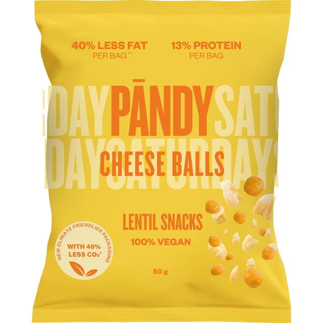 Pändy Lentil Cheese Balls 50g
