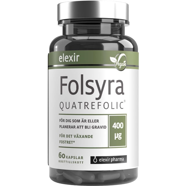 Elexir Pharma Folsyra 60 kapslar