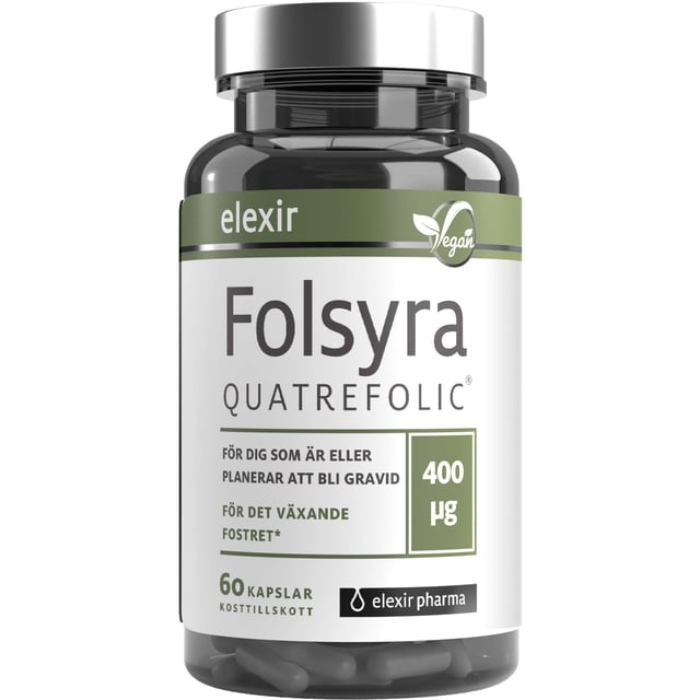 Elexir Pharma Folsyra 60 kapslar