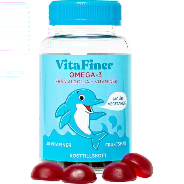 VitaFiner Omega-3 30 tuggtabletter