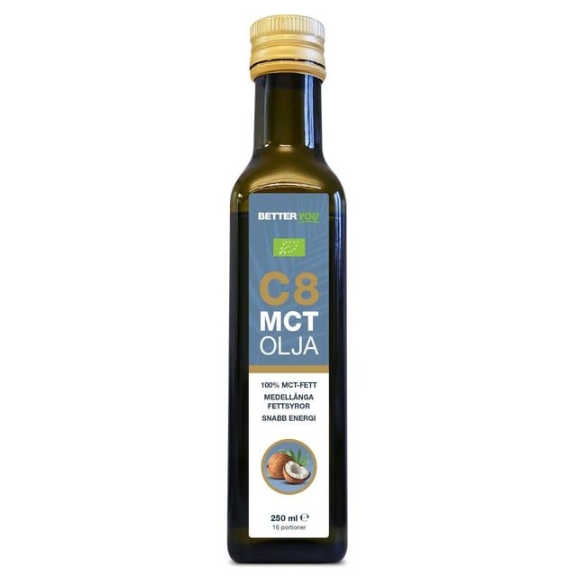 Better You Ekologisk C8 MCT Olja 250 ml