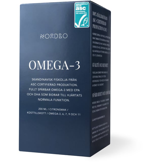 Nordbo Omega-3 Flytande 200 ml