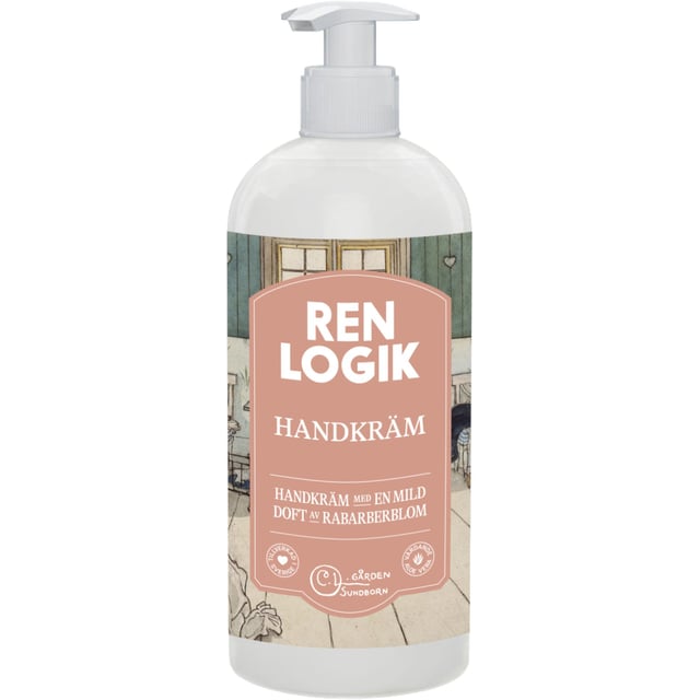 Ren Logik Handkräm Rabarberblom 500 ml