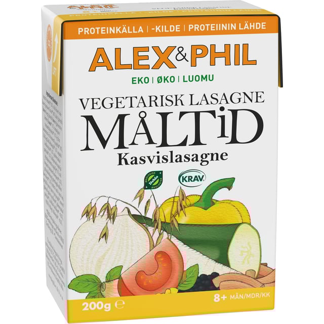 Alex & Phil Vegetarisk Lasagne 200g