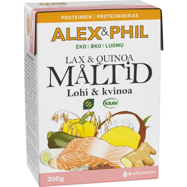 Alex & Phil Måltid Lax & Quinoa 200g