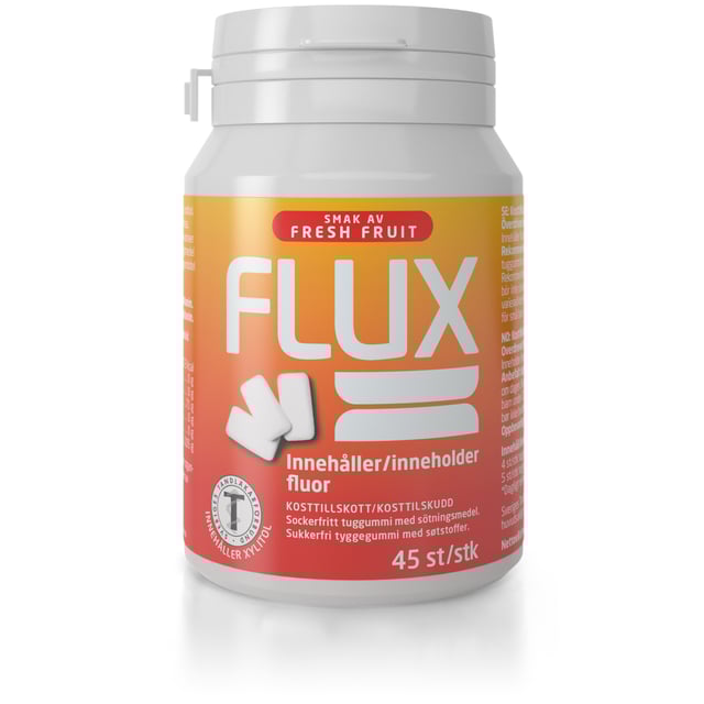 Flux Fresh Fruit Tuggummi Burk 1 x 45 st